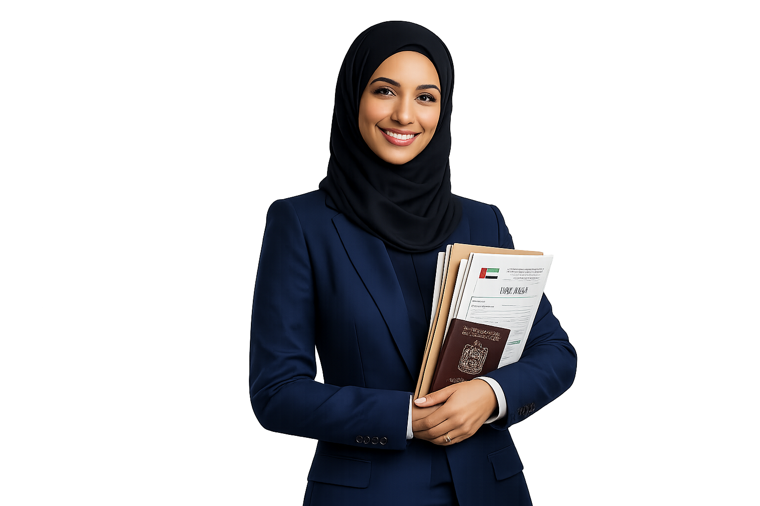 Sharing your documents and passport at the counter